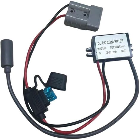 Kit de conversion 12 V/24 V pour Starlink pour Mini, convertisseur élévateur DC 12 V vers 30 V 3,5 A, convertisseur Boost 12 V 24 V vers 30 V pour extérieur, voiturette de golf, camping-car (1/5)