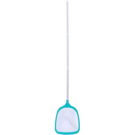 Filet d'écumoire de Piscine à Mailles Fines, Outil de Nettoyage de Remplacement, Fournitures avec Poteau Télescopique à Filetage 3 Sections pour étang et Place Efficacement Les Poissons, (1/5)
