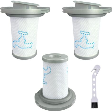 3 Pièces Filtre de Rechange pour Aspirateur Rowenta X-Force Flex 8.60 RH9611 RH9637 RH9638 RH9639, Alternative au Filtre de Séparateur Remplacer Accessoires ZR009006 avec une Brosse de Nettoyage (1/5)