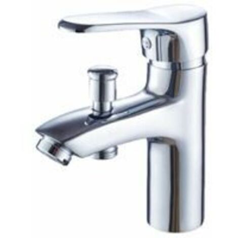 Mitigeur de douche encastré à un trou – Alliage métallique – Limiteur de température – Commutation automatique 2 voies – Installation facile (1/4)