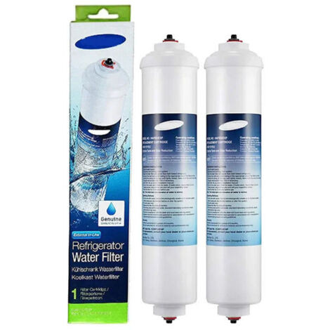 Union – Filtre à eau pour réfrigérateur Samsung HAFEX/EXP – Lot de 2 – Élimine chlore et odeurs – Capacité 3785 litres – Bloc de carbone haute qualité - DA29-10105J (1/3)