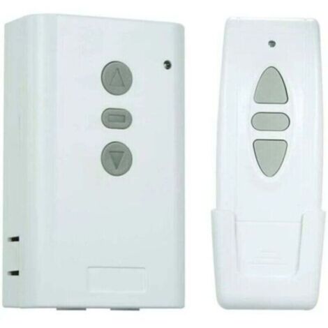 Interrupteur de télécommande sans fil, récepteur AC 220V 433MHz, contrôleur d'apprentissage, émetteur RF bidirectionnel à 3 touches, télécommande pour la commande de rideaux. (1/4)