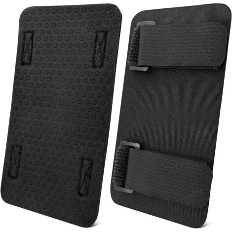 Lot de 2 protections antidérapantes pour échelle de toit, échelle télescopique, fixation antidérapante pour le côté de l'échelle, pour s'appuyer sur le bord de toit pour échelle en aluminium, échelle (1/5)