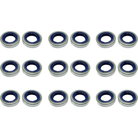 C·T·S Lot de 9 joints d'huile compatibles pour Hus Qvarna 61 66 266 268 272 250R 252RX K760 Jonsered 625 630 remplace Hus qvarna 503260204 (1/5)