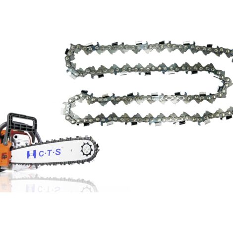 Chaîne de tronçonneuse semi-ciselée - Calibre 0,8 cm - Maillons d'entraînement 67 - Longueur de la barre : 40,6 cm - Remplace Stihl 26RM3 67 (1/3)