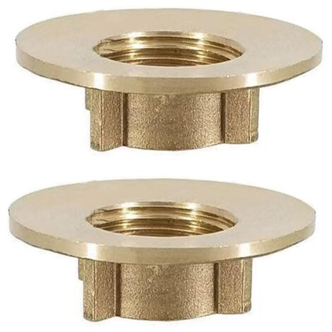 Lot de 2 écrous de montage de robinet, outils de réparation de robinet de lavabo, fermeture anti-desserrage, écrou de verrouillage pour robinets de cuisine (A) (1/5)