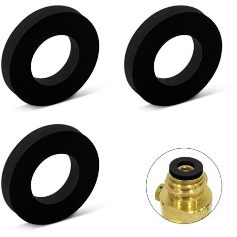 Joints toriques de haute qualité pour SodaStream - Lot de 3 joints toriques en silicone noir, compatible avec plusieurs modèles, installation facile, parfait pour les amateurs de boissons gazeuses, (1/5)