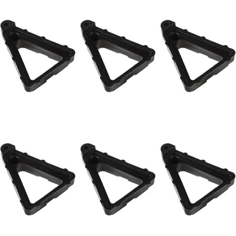SEIWEI Lot de 6 pieds de pot de fleurs triangulaires invisibles de 7 x 9 cm pour drainage de l'air (1/5)