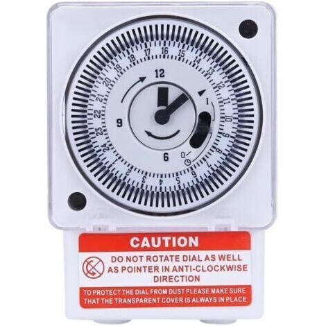 Modular Clock, SL-189 Hour Switch with 24 Hour Cycle and 15 Minute Interval, Electric Table Clock AC 220V