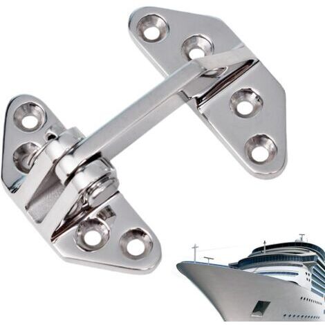 Charnière en acier inoxydable Support de qualité marine, design papillon, charnières robustes, pour bateau, armoire, portail extérieur, abri de jardin