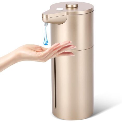 Touchless Automatic Soap Dispenser, Hands Free, Adjustable Volume, Long Lifespan, Compatible Thick Fine Soap, Easy