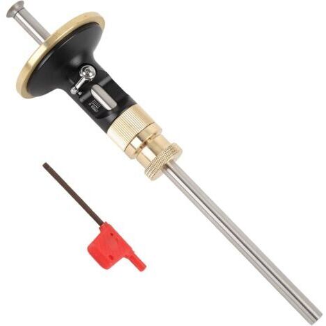 Graveur de Marquage de Roue Précis avec Niveau Précision 0,2 Mm pour Menuisier avec clé T15 (MG0 000 0057 Style européen (couteau fixe))