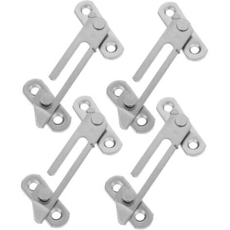 4 Pièces Limiteurs De Fenêtre Verrouillage De Sécurité Des Fenêtres Silver