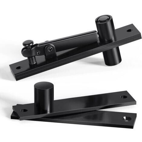 360 Degree Rotating Stainless Steel Hinge for Secret Wooden Door Hinges Heavy Duty Invisible Hidden Door Hinge Black