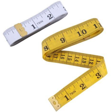 Lot de 3 mètres de ruban souple de 200 cm pour couture, tissu, mesure du corps