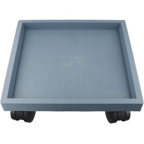 Chariot pour Plantes Chariot de Jardinière Robuste Pot Carré Déplacement Roulettes Roulantes Plateau Chariot Support de Base Intérieur/Extérieur Support pour Pots (intérieur 32,5 cm)
