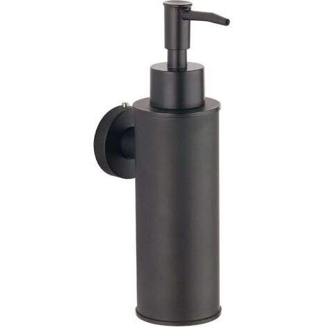 BGL 304 Stainless Steel Wall Mounted Soap Dispenser for Decoration (Round, Black)