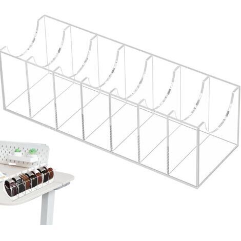 Belt Storage Box, Closet Belt Organizer, Acrylic Belt Closet Storage, Multi-Use Tie Rack, Clear Container, Display Holder, Drawer Accessories (1/5)