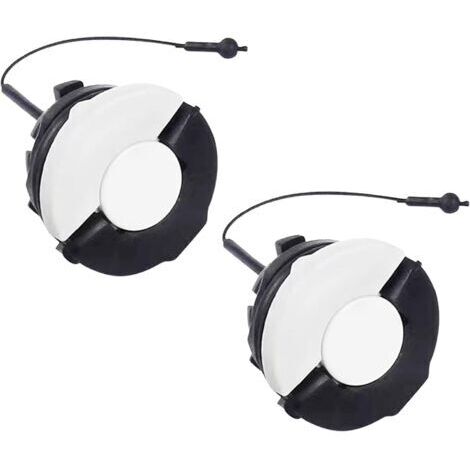 2PCS Bouchon d'essence bouchon de remplissage couvercle pour Tronçonneuse débroussailleuse taille-haie perche sécateur souffleur strintg tondeuse tarière dégagement bouchon de scie (1/5)