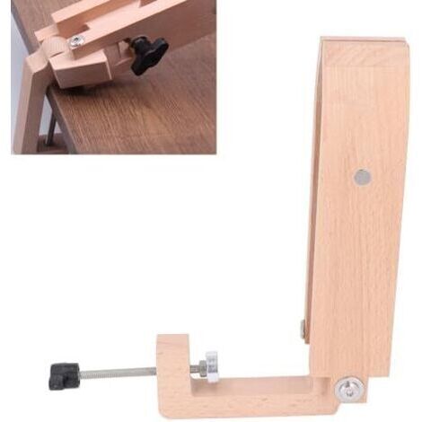 Pince à Coudre le Cuir en Bois Chevalet RotatifArtisanat du Cuir Couture Main Maroquinerie DIY et Sellerie