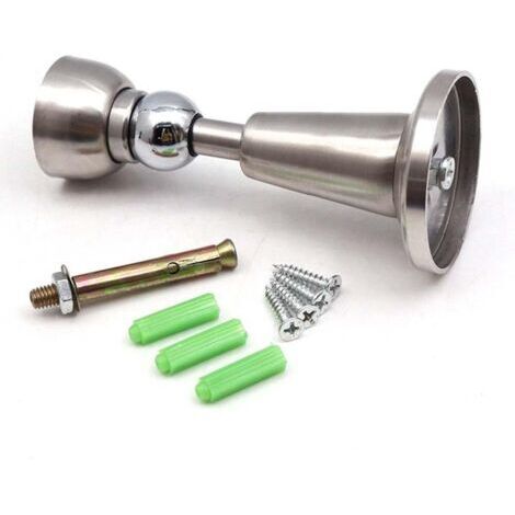 Butée de porte magnétique en acier inoxydable, ventouse de porte magnétique puissante à fermeture douce, utilisée pour les murs ou les sols