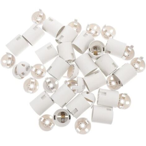 20pièces Support De Lampe Pour Luminaires Et Accessoires Douille De Lampe Culot Pour Suspensions Et Autres Applications