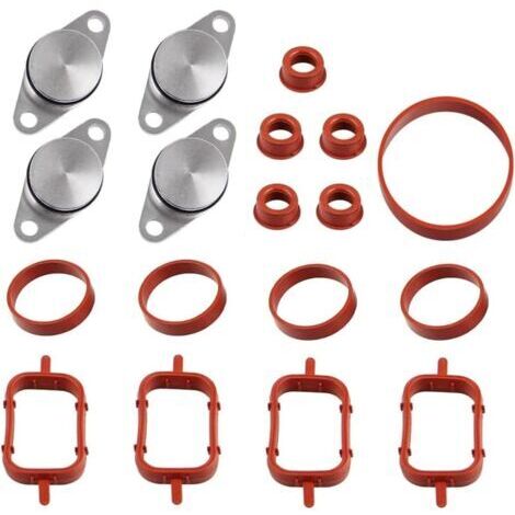 4 x 22mm Kit de suppression clapets d'admission joint collecteur admission 11612245439 pour E87 E46 E90 E91 E92 E93 E39 E60 E83 E53 (1/5)