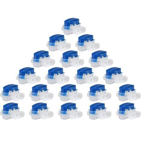 Lot de 20 Connecteurs de Câble Remplis des Résines,Parfait pour Jardin & Extérieur et Tondeuse Robot