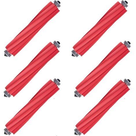 6 Brosses principales pour les robots Roborock S7, S7 Plus, S7 MaxV, S7 MaxV Plus et S7 MaxV Ultra, et des brosses à rouleaux pour les robots des séries Q7, Q7 Plus, Q7 Max, Q7 Max Plus, Q7 MaxV, Q7 M