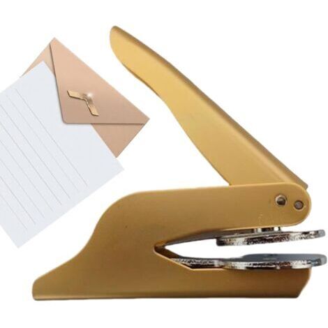Graveur personnel pour livres - Tampon pour gravure sur papier Machine de gravure manuelle pour papier invitations de mariage enveloppes