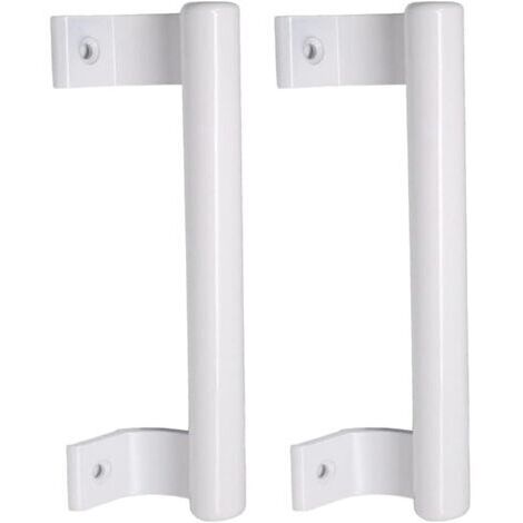 2 pièces poignée de porte coulissante 8 pouces matériau en alliage d'aluminium convient pour porte patio, porte en verre. Remplacement de certaines anciennes poignées de porte (1/5)