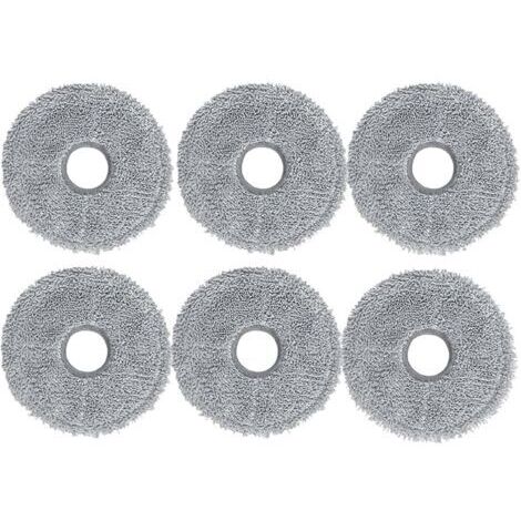 Lot de 4 Support for serpillères. Compatible for Dreame L10s Ultra / S10 / S10 Pro / X10/Compatible for Xiaomi Mijia Omni. Aspirateur Robot Tout-en-Un B101CN Mop Rag (Color : 6XX)
