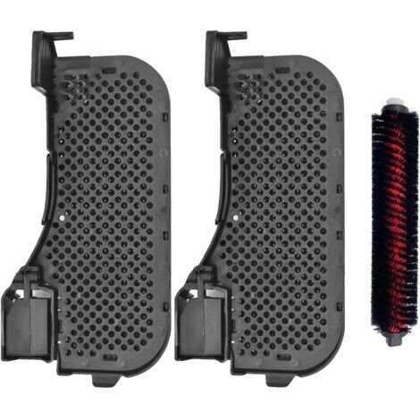 Lot de 2 filtres à eau et 1 brosse de nettoyage de rechange compatibles avec le robot aspirateur Roborock S8 MaxV Ultra All-in-One Dock (uniquement pour Roborock S8 MaxV Ultra)