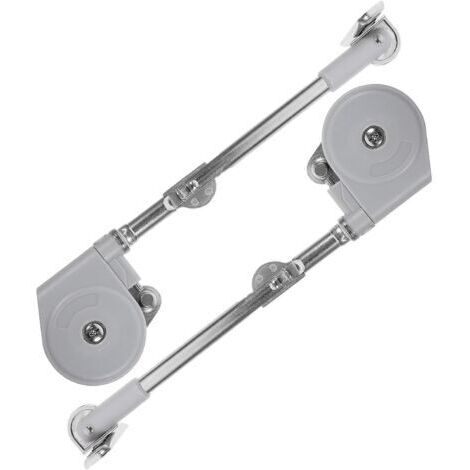 Lot de 2 Amortisseurs de Porte Rabattable en Alliage de Zinc Tige de Traction pour Armoire Support de Porte Retourné pour Placard Mural et Coiffeuse Installation Solide et (1/5)