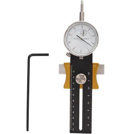 Jauge de Scie à Table Professionnelle pour Alignement Précis et Calibration Facile des Machines d'Atelier Outil Robuste pour Menuisiers et Bricoleurs
