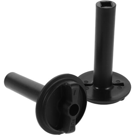 Lot de 2 Poignées de Robinet D’Essence Rotatives Compatibles avec Motos Levier D’Arrêt Carburant en Plastique Bouton Interrupteur Réservoir pour Motos Tout-Terrain Quads et (1/5)