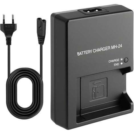 MH-24 Chargeur Rapide EN-EL14 EN-EL14A pour Nikon D3100 D3200 D3300 D3400 D3500 D5100 D5200 D5300 D5500 D5600 P7000 P7100 P7700 P7800 D850 Adaptateur Secteur, Bloc d’alimentation Appareil Photo Reflex (1/5)