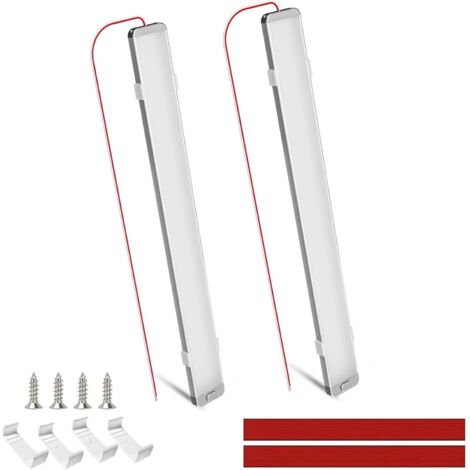 Lampe de Camping 12V, 228 LEDs, 10W, 6000K Blanc Pour Voiture, Bus, Caravane, Bateau, RV, Cuisine, Bar, Camion, Tracteur (2 Pièces) (1/5)