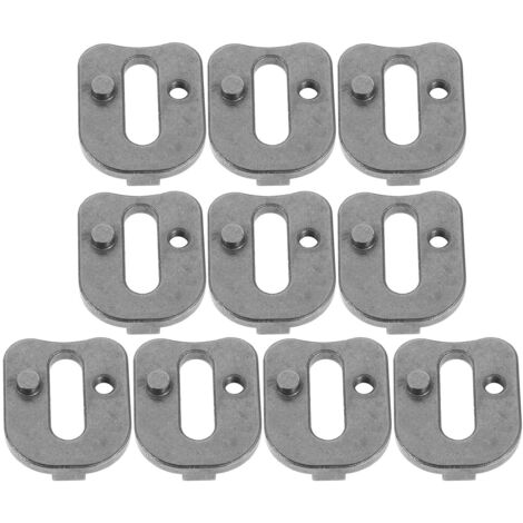 Lot de 10 blocs de réglage de tension de chaîne pour tronçonneuses électriques 10/12/16", réglage facile de la tension, empêche le glissement de la chaîne et prolonge sa durée de (1/5)