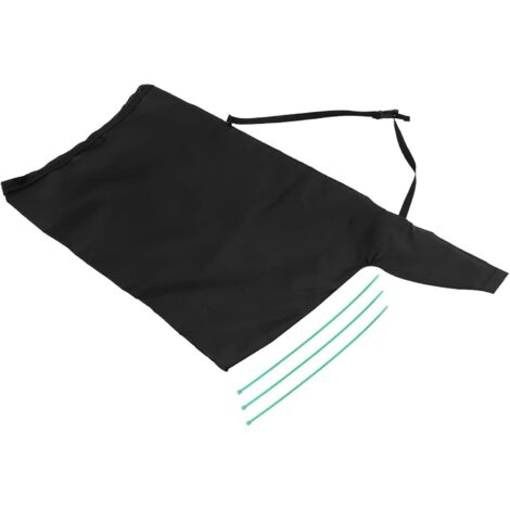 Paquet de Ramassage pour Aspirateur Souffleur à Feuilles pour Extérieur, Grosse Capacité en Tissu Oxford Noir, Collecte des Feuilles Mortes Jardin (1/5)