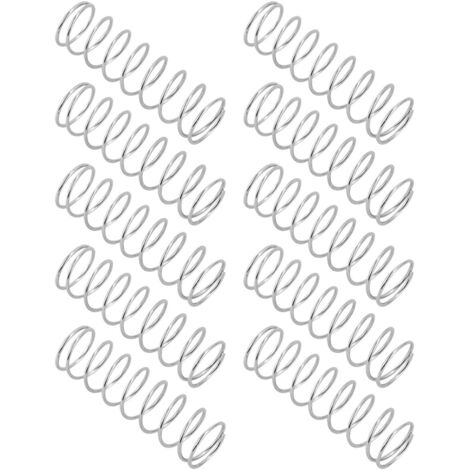 Ressorts de Compression de Rechange pour Sécateurs de Jardin 20 Pcs Métal Solide Ressorts Cylindriques 130 Adaptés pour Entretien et Remplacement Accessoires Essentiels pour (1/5)