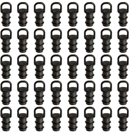 40pcs 16mm Drip Irrigation Fittings, Drip Irrigation End Plugs, Drip Irrigation Plug Adapter, for Irrigation System (1/5)