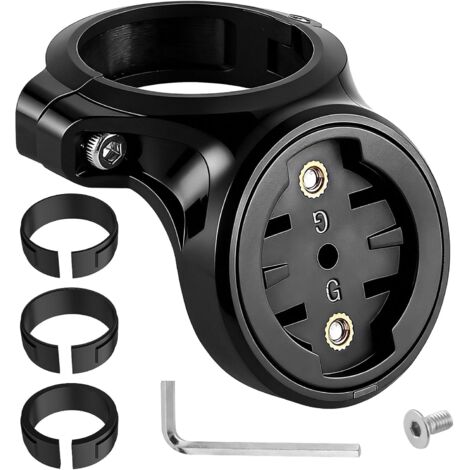 Support Tige de Selle Compatible avec Garmin Varia RTL500/510/515 RVR315 TL300, Quarter Turn Tige de Selle Supports avec Bagues 27.2/30.9/31.6 mm, Accessoires de Montage pour Radar/Feu Arrière de Vélo