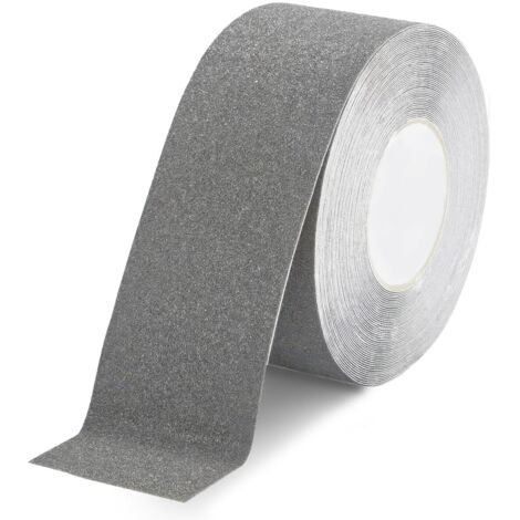 Bande Antidérapante Escalier,50mm x 20m Bande Antiderapante Adhesive,Ruban Adhésif Antidérapant,Antidérapant,pour Escaliers,Sécurité,Marche,Intérieur et Extérieur -(Couleur Gris) (1/5)