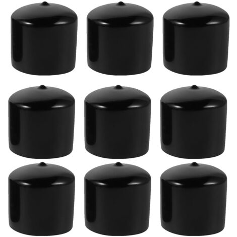 Lot de 10 Cache-Poussières en Caoutchouc pour Roulements de Remorque 50 MM de Diamètre Bouchons de Protection Étanches pour Moyeux de Roue Camping-Car Utilitaire Poussière et (1/5)