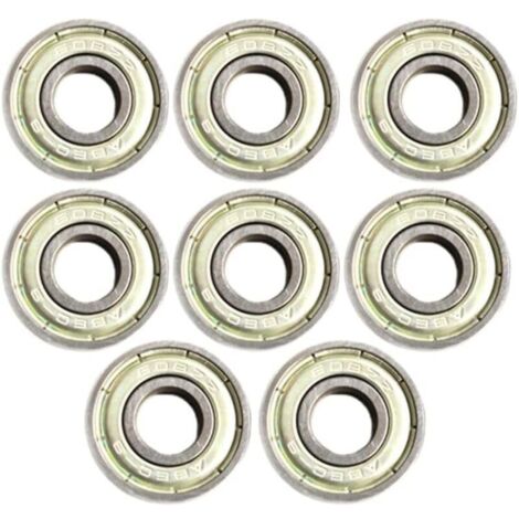Lot de 8 roulements à roulettes scellés 608ZZ (ABEC11) en acier inoxydable (1/5)