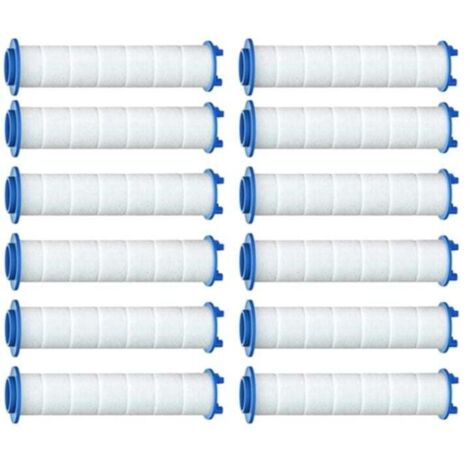 Filtre de Douche Rechange 12PCS pour Eau Dure - à Haut Rendement éLiminer le Chlore et Fluorure Accueil (1/4)