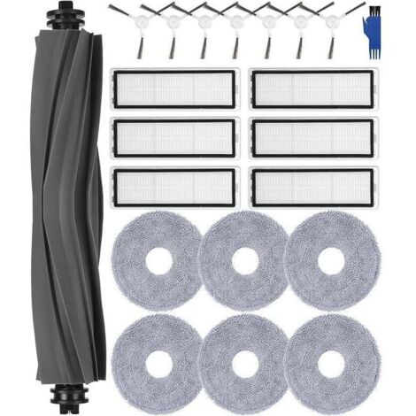 Kit accessoires pour Dreame L10s Ultra, L10 Ultra Aspirateur,1 Brosse Principale,6 Filtres HEPA,6 Chiffon,7 Brosses Latérales, Pi (1/4)