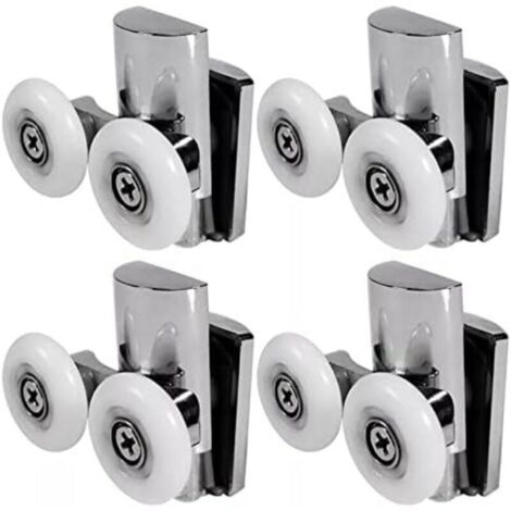 Roulettes de Porte de Douche,23 mm Roues De Porte de Douche en Haut ou en Bas