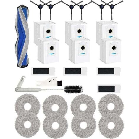 27 Remplacement Accessoires pour ECOVACS DEEBOT T30S,T30S COMBO Robot Aspirateur,1 Brosse Principale 6 Brosses latérales 4 Filtre (1/4)